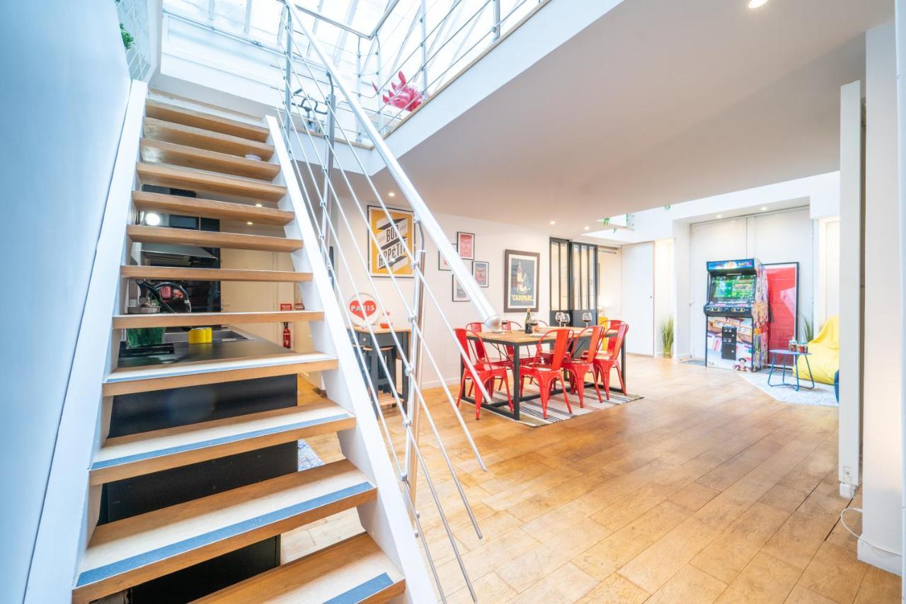 Loft Familial Au Coeur De Paris Avec Clim, Arcade Et Baby-Foot Proche Republique Et Canal St Martin Eksteriør bilde